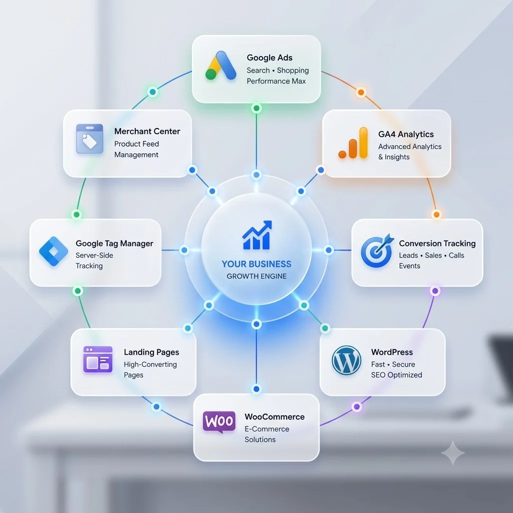 My Ads Masters Growth Engine Dashboard Ecosystem